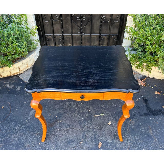 William Switzer 1 of 2 Biedermeier Style Charles Pollock for William Switzer Side Table For Sale - Image 4 of 6