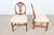 Brown Elegant Set of Six Hepplewhite-Style Carved Dining Chairs With Oval Backrests For Sale - Image 8 of 16