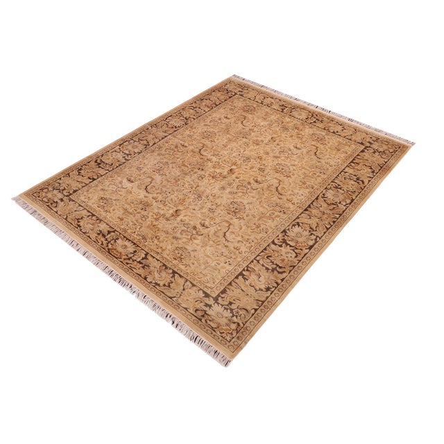 Designed with mesmerizing intricacy and gorgeous color palette, this hand-knotted masterpiece demonstrates the beauty and...
