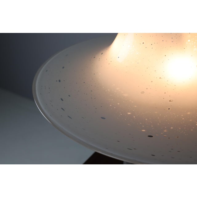 Gray Large Scavo Table Lamp by Alfredo Barbini, 1970 For Sale - Image 8 of 12