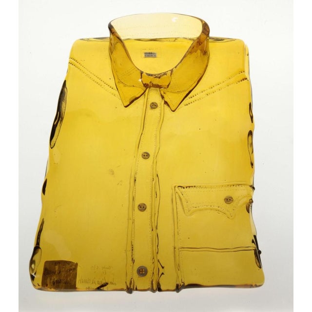 Yellow Livio De Marchi Shirt by Pino Signoretto for Pauly, 1990s For Sale - Image 8 of 18