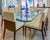 Cumberland Furniture Mid Century Modern Dining Chairs Upholstered in White Leather, Set of 8 For Sale - Image 4 of 5