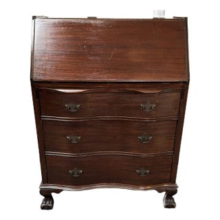 Early 20th Century Slant Front Desk For Sale