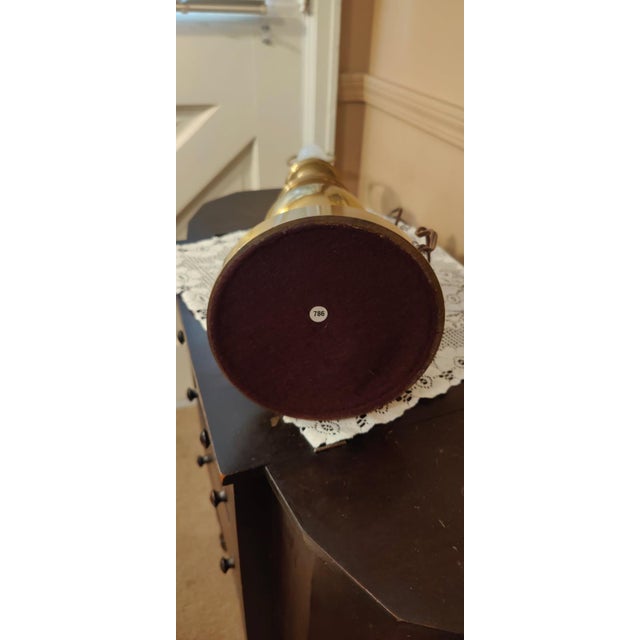 1970s American Classical Brass Stiffel Table Lamp For Sale In Saint Louis - Image 6 of 14