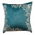 Teal Majestic Cushion Cover For Sale