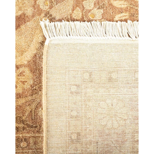 2000 - 2009 Mogul, One-of-a-Kind Hand-Knotted Area Rug in Ivory, 10' 3" x 13' 10" For Sale - Image 5 of 8