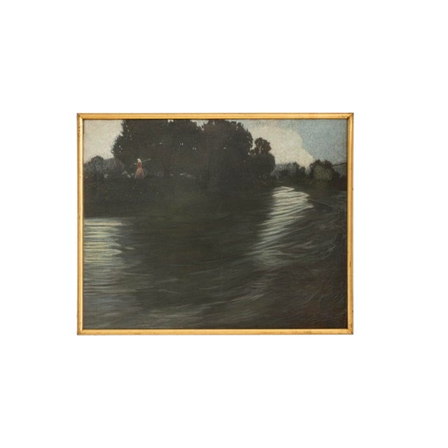 Rudolf Quittner, Willows, 1904, Oil on Canvas For Sale - Image 7 of 7