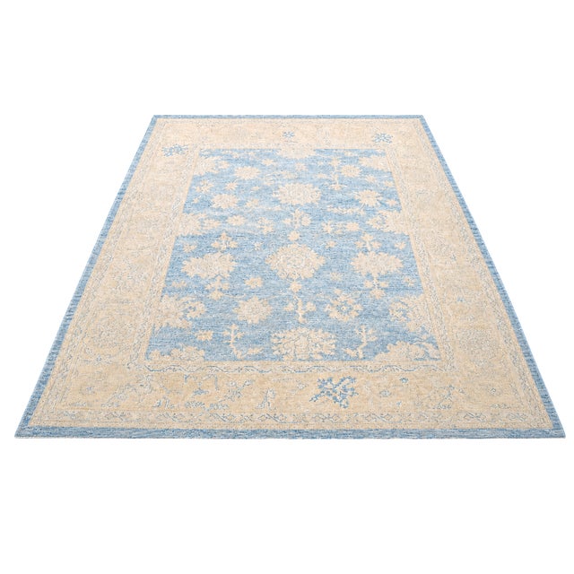 Condition: New Origin: Turkey Design: Oushak Actual size: 12.6"x15"0" Thickness: 1/8" - 1/4" Colors: Beige, Blue, Tan,...