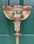 1930s Art Deco Pierced Silverplated 60" Torchiere Floor Lamp W/Claw Feet For Sale - Image 4 of 18