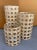 Wood Set of 3 Rattan Wrapped Cylinder Containers For Sale - Image 7 of 7