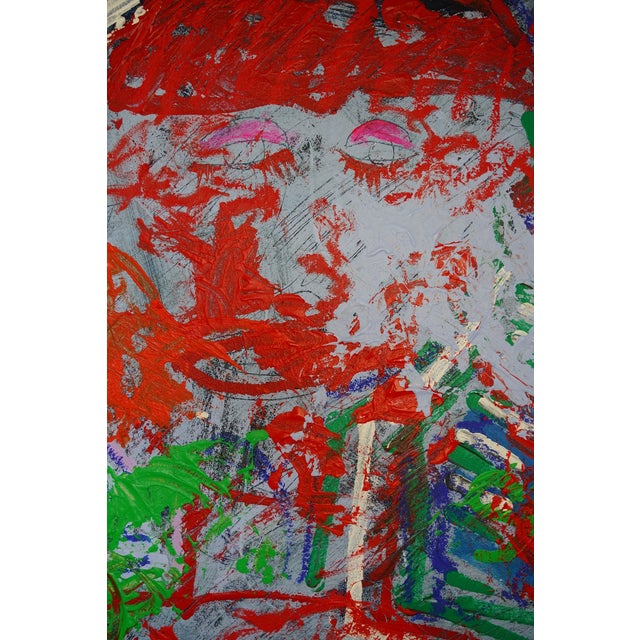 Contemporary "The Down Crown Crew" Contemporary Neo-Expressionist Painting by Sax Berlin For Sale - Image 3 of 6