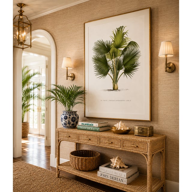 Not Yet Made - Made To Order Fan Palm Botanical Study, Vintage Art Print Reproduction, 12" X 18" For Sale - Image 5 of 10