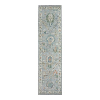 Turkish Oushak Runner Rug 3' x 8'5" #17186 For Sale