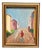 U. Ekshard, Street Scene, 1971, Oil on Panel, Framed For Sale