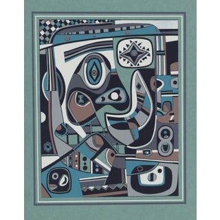 1947 Silkscreen "Little Joe Picking His Nose" by Steve Wheeler For Sale