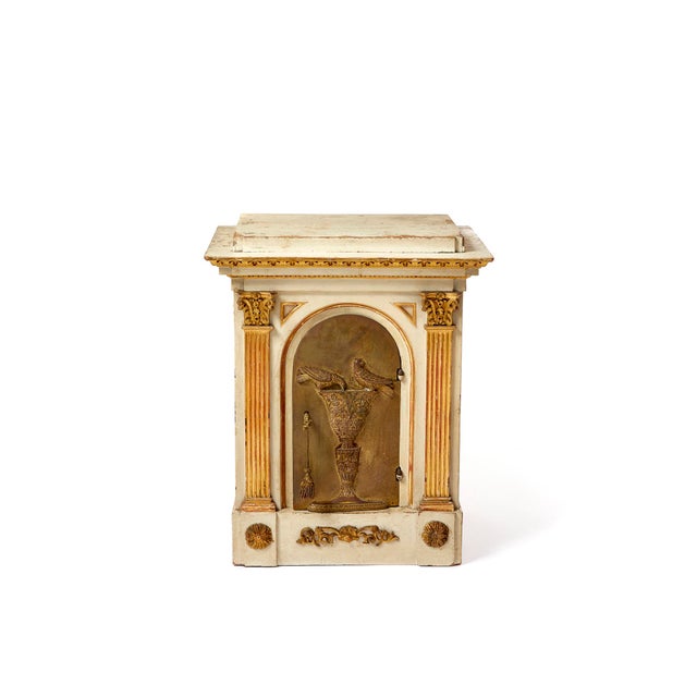 Hand carved Tabernacle. The Empire style details are gold plated. Pure gold door in the front, covered by a layer of...