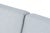 Sardinia Aluminum Frame Outdoor 74" Love Seat / Sofa - Gray Cushions For Sale - Image 4 of 18