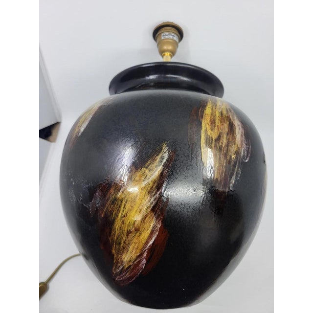 Ceramic Lamp by Hubert Olivier, France, 1980 For Sale - Image 12 of 18