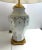 Vintage Fleur De Lis Porcelain Table Lamps Pair For Sale - Image 11 of 11