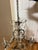 Bronze 1920s Italian Iron and Crystal 4 Arm Chandelier With Crystal Fruits For Sale - Image 8 of 12