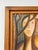 Mid 20th Century Brutalist Figurative Oil Painting Signed Simon 1970 Postmodern Figures Art For Sale - Image 5 of 9