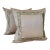 Pair of Luxe Lilac Pillows With Metallic Trim For Sale