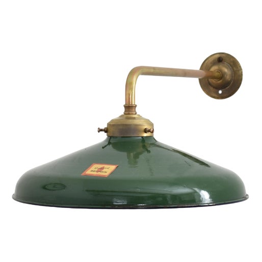 Benjamin Brass Wall Light, 1940s For Sale