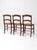 Brown Antique Cane Seat Dining Chairs Set of 3 For Sale - Image 8 of 14