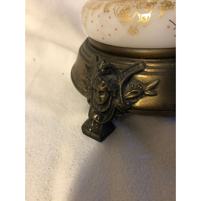 Gold Early 20th Century French Empire Style Gilt Table Lamp For Sale - Image 8 of 11