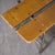 Early 21st Century French School Bench with Back from Mullca, 1960s For Sale - Image 5 of 11