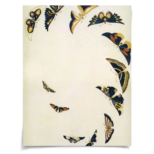 Contemporary Kono Butterflies 24, Unframed Artwork For Sale - Image 3 of 3