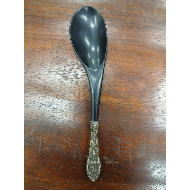 English 1930s King Richard by Towle Sterling Silver Salad Set - Two Piece For Sale - Image 3 of 6