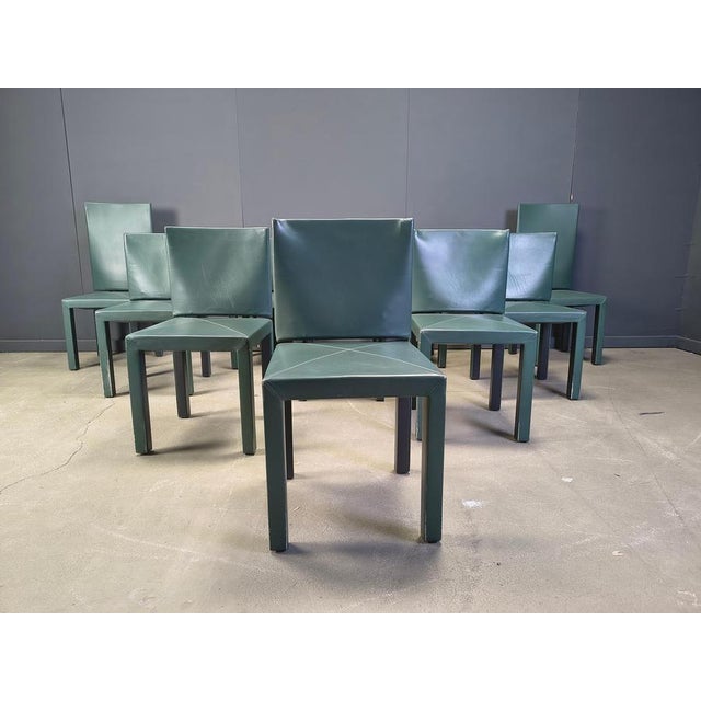 Arcadia Dining Chairs attributed to Paolo Piva for B&B Italia, 1980, Set of 10 For Sale - Image 16 of 17