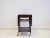 - A serving cart made of wood with two cloves - Top covered with black Formica - Designed by Ludvig Pontoppidan - Two...