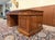 Large English Desk with Brown Leather For Sale - Image 6 of 18