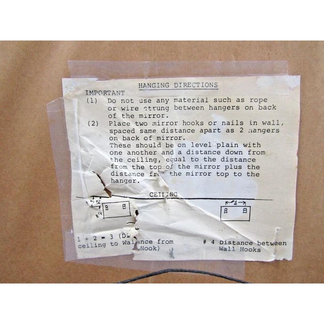 1960s Large Sebet Silverman Verre Églomisé Thai Gold Leaf Sculptural Wall Art For Sale - Image 13 of 13