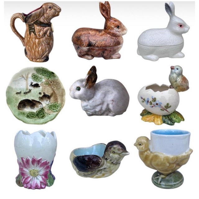 French Majolica Pink Lily Wall Pocket Mont-Chevalier Castel Circa 1900 For Sale - Image 10 of 10