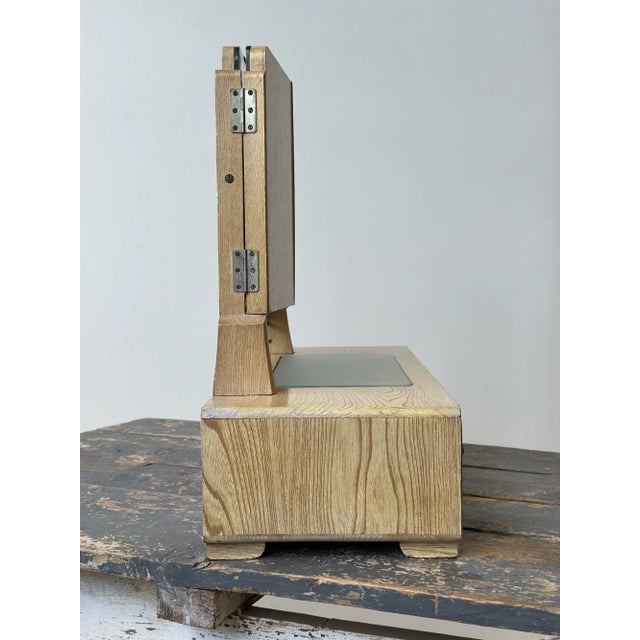 Vintage Japanese Kyodai Tri-Fold Mirror Tansu Vanity/Chest, Circa 1950s For Sale - Image 17 of 18