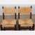 Straw-Seated Chairs in Oak, 1950, Set of 4 For Sale - Image 3 of 10