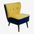 Wood Petite Slipper Chair in the Style of James Mont For Sale - Image 7 of 7