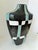 Late 20th Century Large Signed Architectural Studio Pottery Vessel in Black, White & Celadon, Handmade Ceramic Vase For Sale - Image 5 of 11