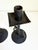 Spanish Revival 1930s Spanish Revival Wrought Iron Candlesticks, a Pair For Sale - Image 3 of 9