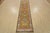 Cabin Kazak Runner 2’8” X 9’8” Green Wool Tribal Hand-Knotted Oriental Rug For Sale - Image 3 of 14
