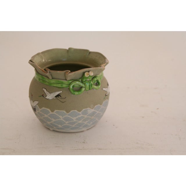 Vintage Hand-Painted Japanese Bowls, Set of 2 For Sale In Los Angeles - Image 6 of 8