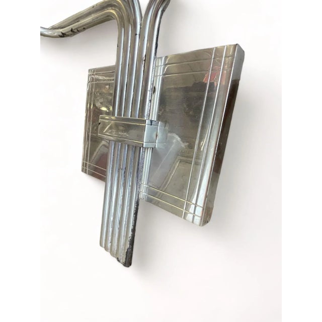 Mid 20th Century Tommi Parzinger 5-Lite Wall Candelabras Sconces- Set of 2 For Sale - Image 10 of 12