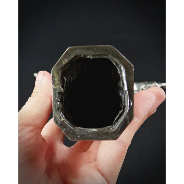 Art Deco Statuette of the Sacred Heart of Jesus Christ in Spelter, 1920s-1940s For Sale - Image 9 of 10