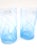 Glass Alessandro Coppola Murano Glass Tumblers in Light Blue Swirl, Italy - Set of 6 For Sale - Image 7 of 9