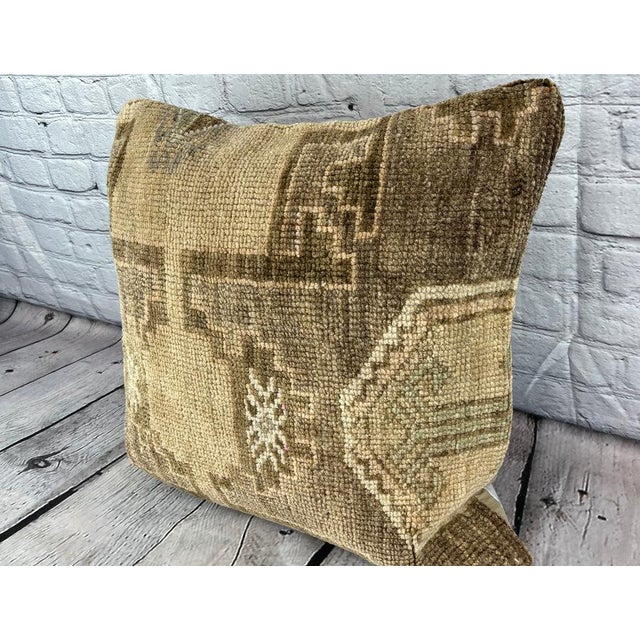Vintage Pillow Case Turkish Rug Pillow Decorative Rug Pillow Dry cleaning only. PILLOW INSERT IS NOT INCLUDED