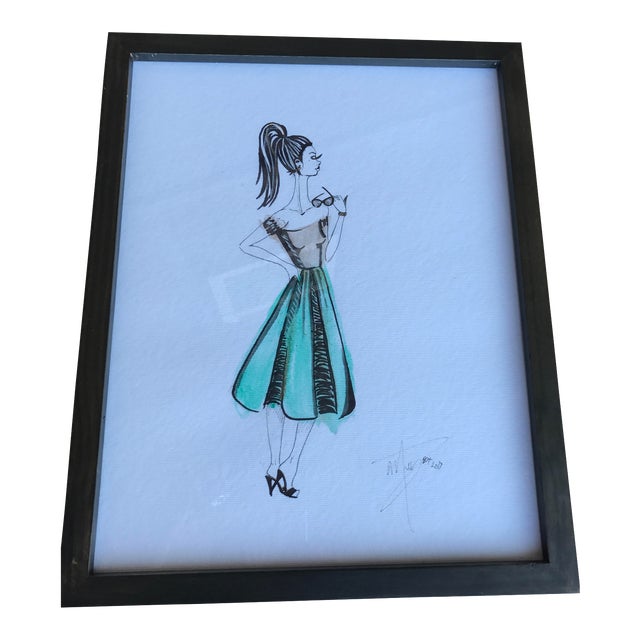 "Samantha" Pencil Drawing by McKaya Colleen | Chairish