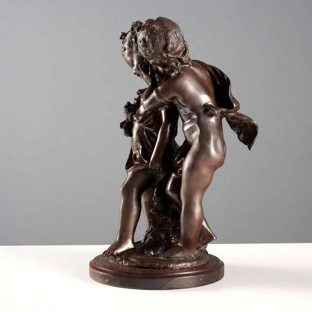Auguste Moreau, Children, 20th Century, Bronze For Sale - Image 8 of 12